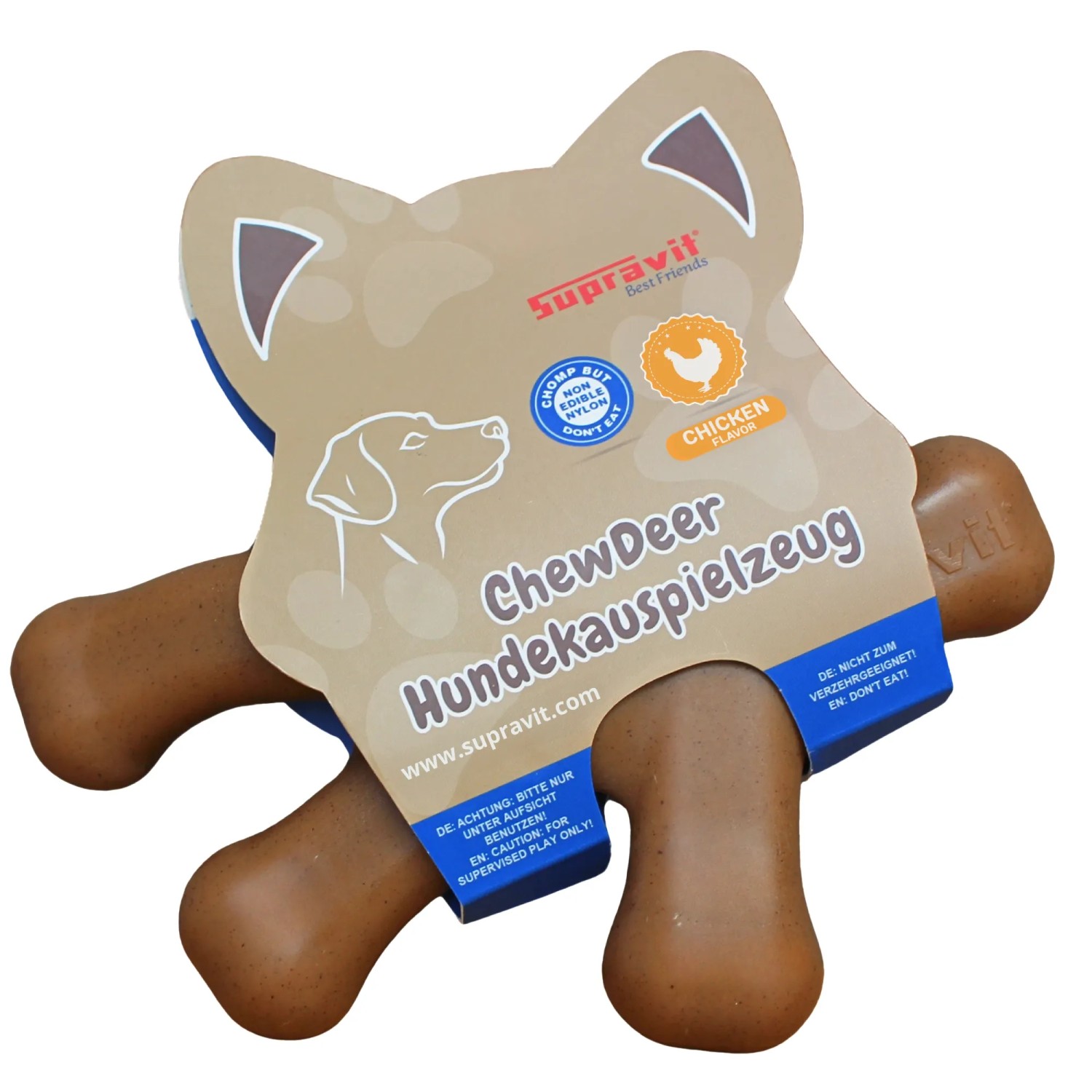 Supravit ChewDeer Chicken Geschmack Kauspielzeug für Hunde