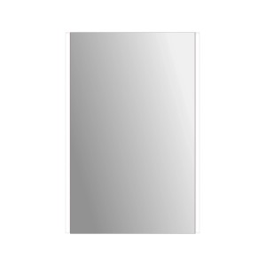 Rechteckiger Jokey Leuchtspiegel 60x40 cm mit LED-Beleuchtung, weißem Rand und Kippschalter.