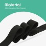 Schwarzes ProHome Gummiband (2,5 m x 3,5 cm) für Näh- und Bastelprojekte.