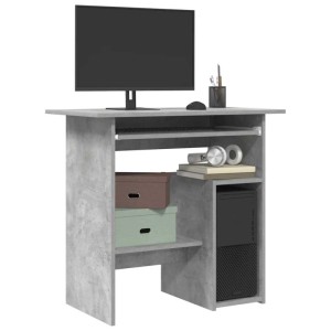 vidaXL Schreibtisch Betongrau 80x45x74 cm Holzwerkstoff 801368