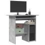 vidaXL Schreibtisch Betongrau 80x45x74 cm Holzwerkstoff 801368_2