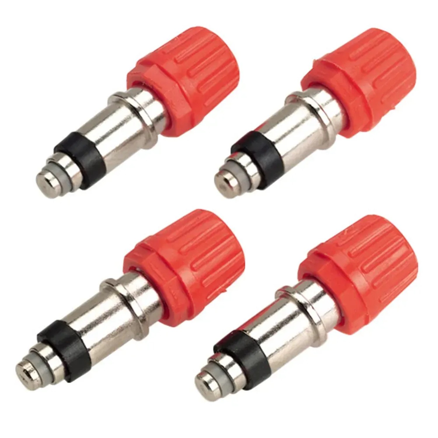 Patentventile mit Schraubkappen 4er-Set