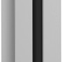 Detailaufnahme des Schulte ExpressPlus Eckeinstiegs Kristall/Trend in Chromoptik.