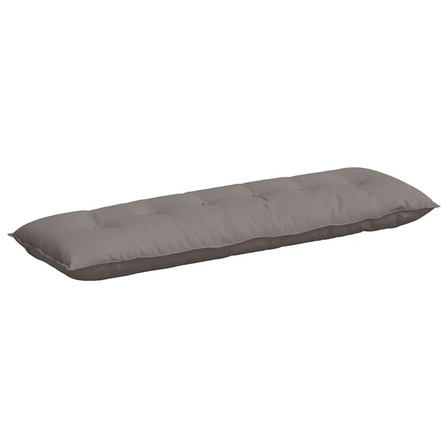 vidaXL Rückenkissen Taupe 160 x 19 x 50 cm Stoff 42014879