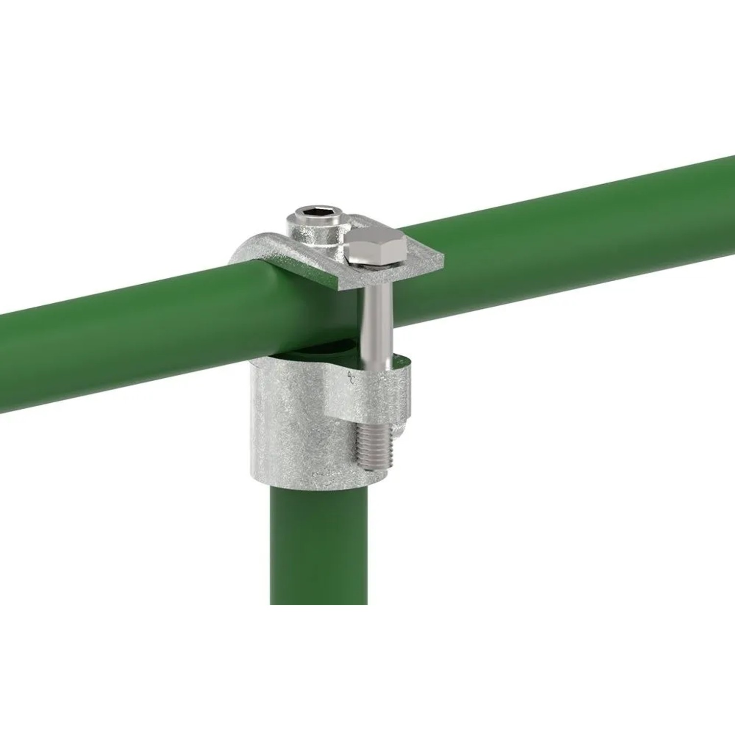 FeNau Rohrverbinder T-Stück Offen Ø 33,7 mm 1 Zoll Temperguss Verzinkt 135B34
