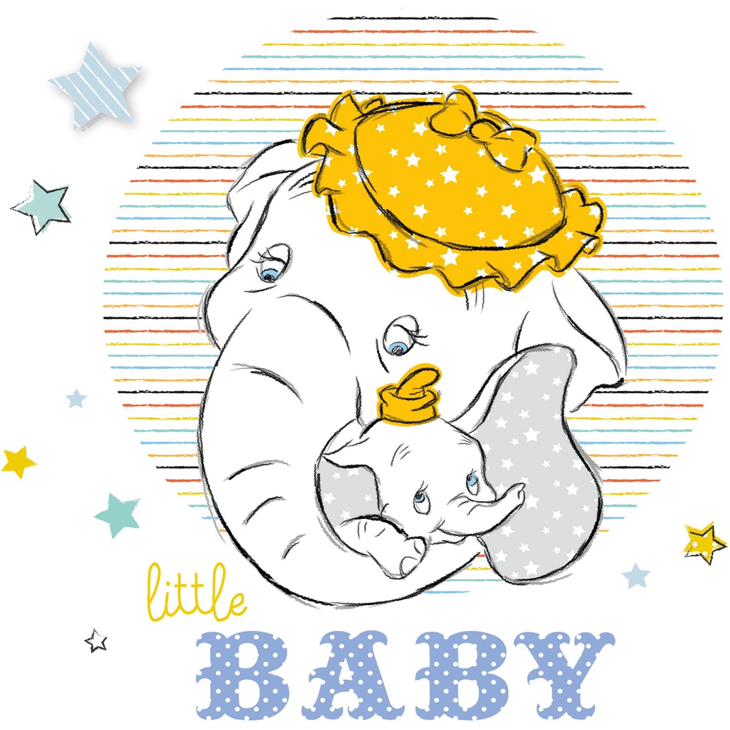 Komar Wandbild Dumbo Baby 30 x 40 cm