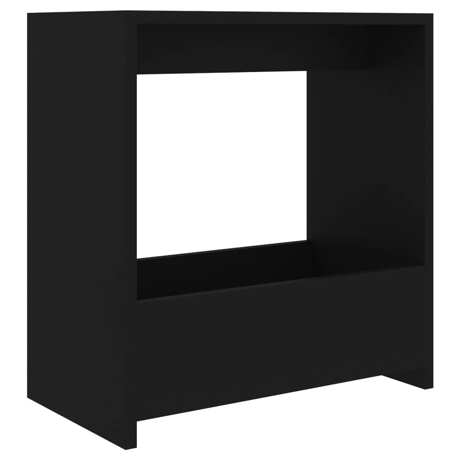 vidaXL Beistelltisch Schwarz 50x26x50 cm Holzwerkstoff günstig online kaufen