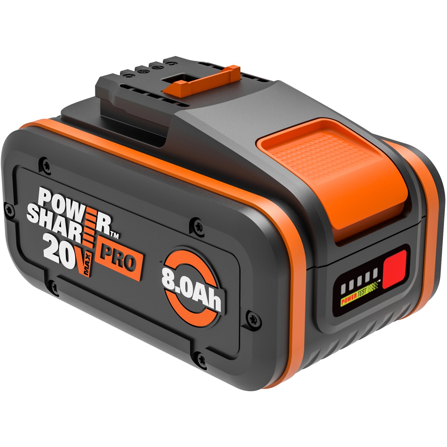 Worx PowerShare Pro WA3648 Akku, 20 V, 8.0 Ah für Elektrowerkzeuge.