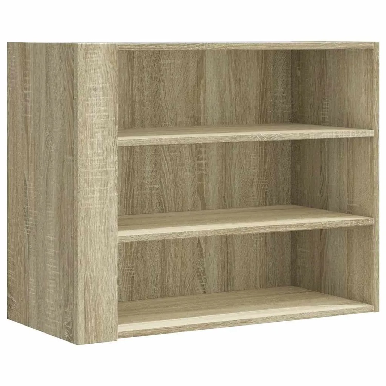 vidaXL Wandregal Sonoma-Eiche 75x35x60 cm Holzwerkstoff 848418