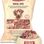 Dibo Hunde-Barf Ideal-Mix 2kg: Frostfutter mit Rind, Hähnchen und Innereien im Napf.