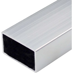 Arcansas Vierkantstange, 1x1 cm, 100 cm lang, aus Aluminium.