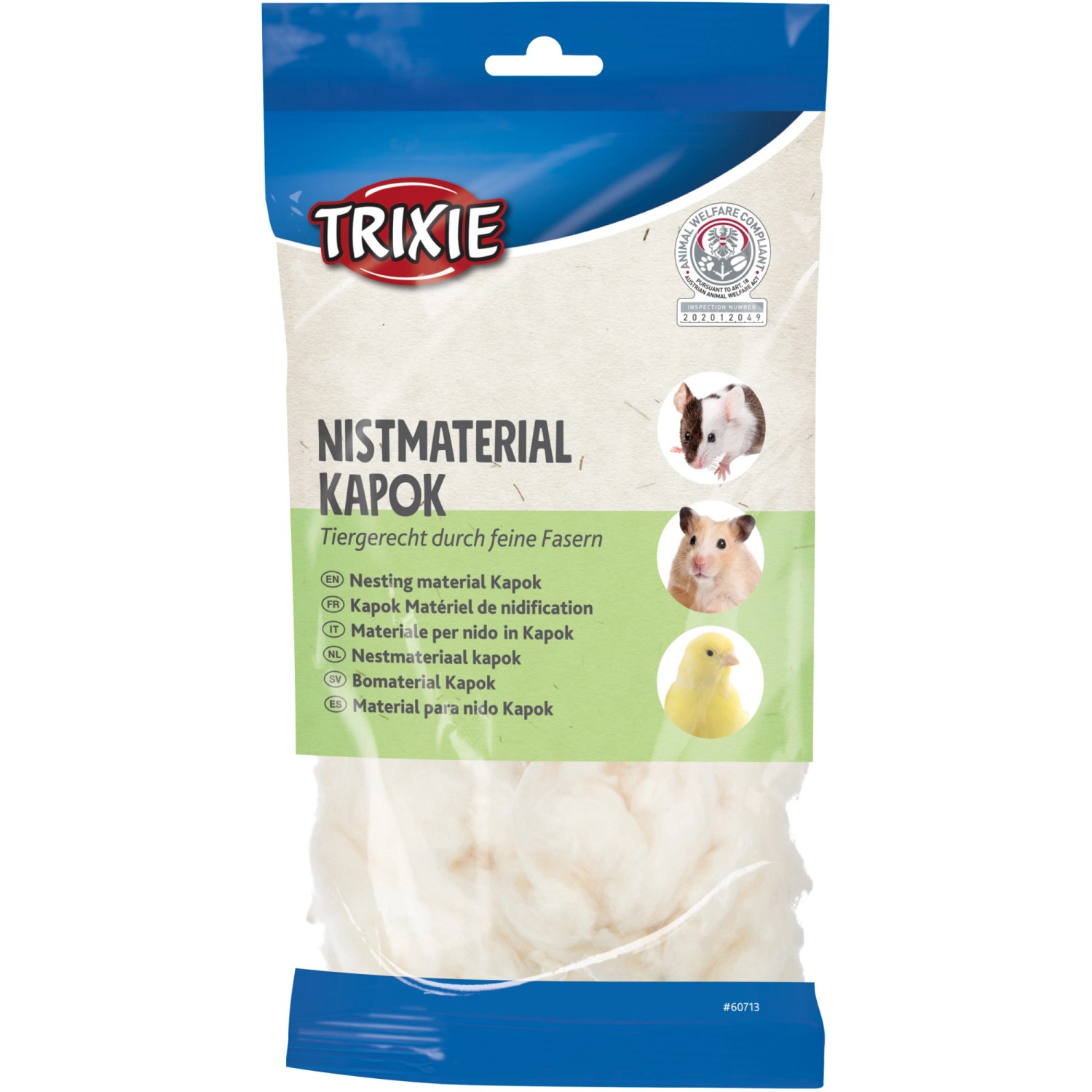 Trixie Nistmaterial Kapok Creme 40 g