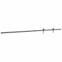 vidaXL Schiebetürbeschlag Set 213cm, Karbonstahl, für Schranktüren.