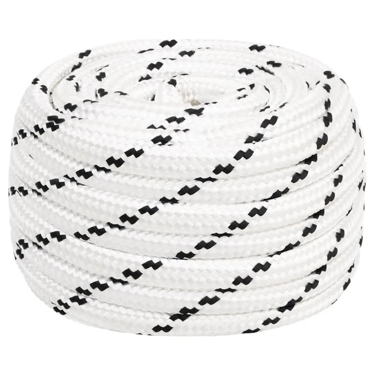 vidaXL Arbeitsseil Weiß 18 mm 100 m Polyester 152788