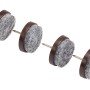 Filzgleiter mit Stift, 16er Set, Ø 28 mm, zum Schutz von Möbeln und Böden.