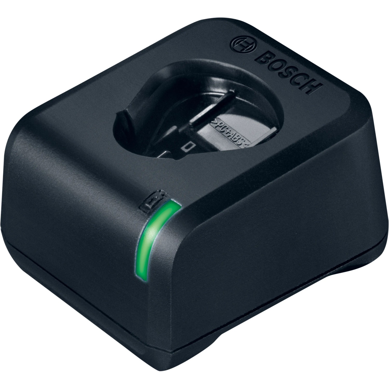 Bosch Professional Ladegerät GAL 12V-20 für Akku-Bohrschrauber, mit grüner LED-Anzeige.