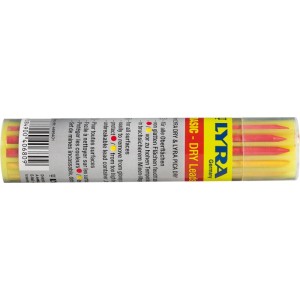 vasalat Set Lyra Ersatzminen-Set Dry Profi Led Graphit Rot Gelb 12 Stück