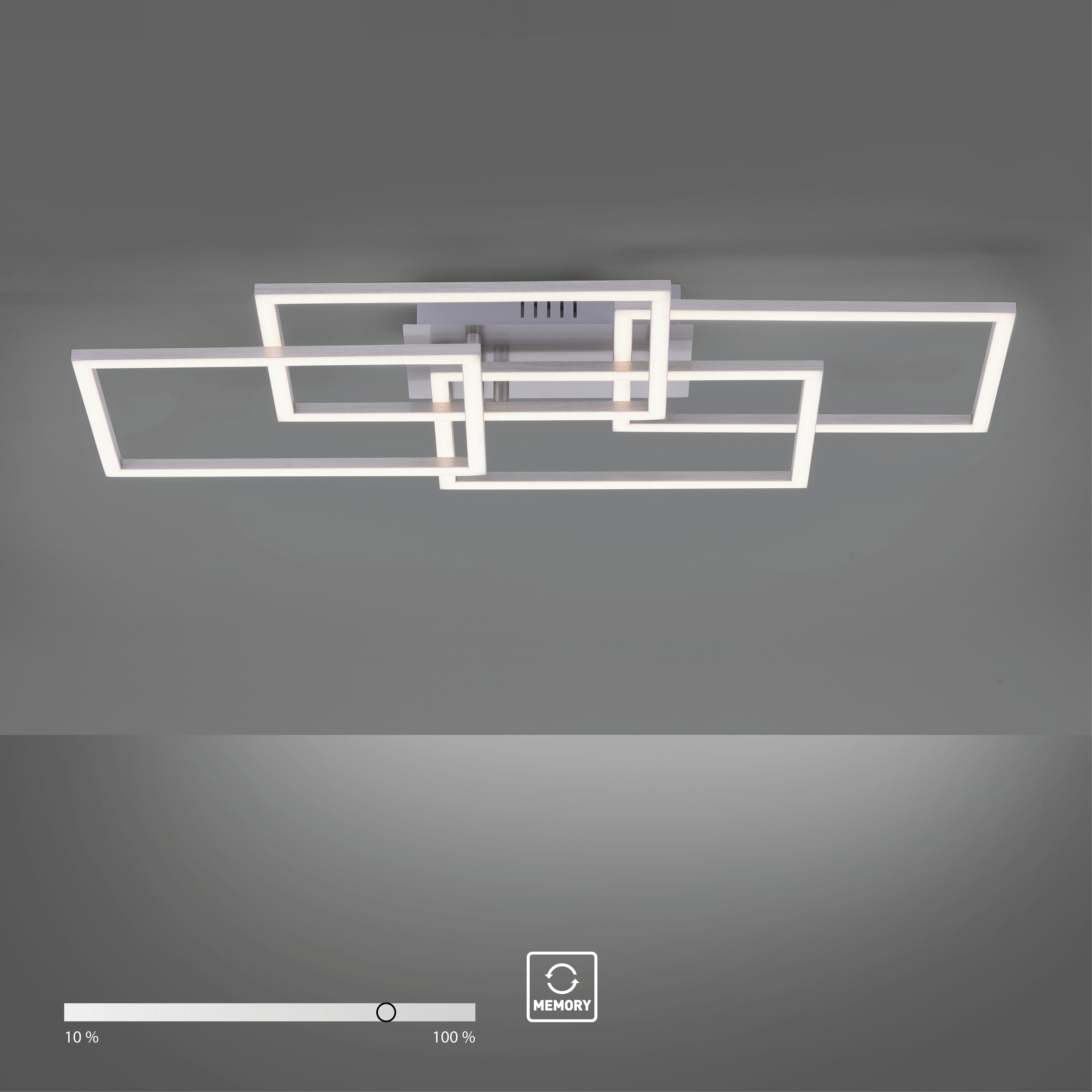Just Light. LED-Deckenleuchte Iven 70 cm x 34,5 cm kaufen bei OBI