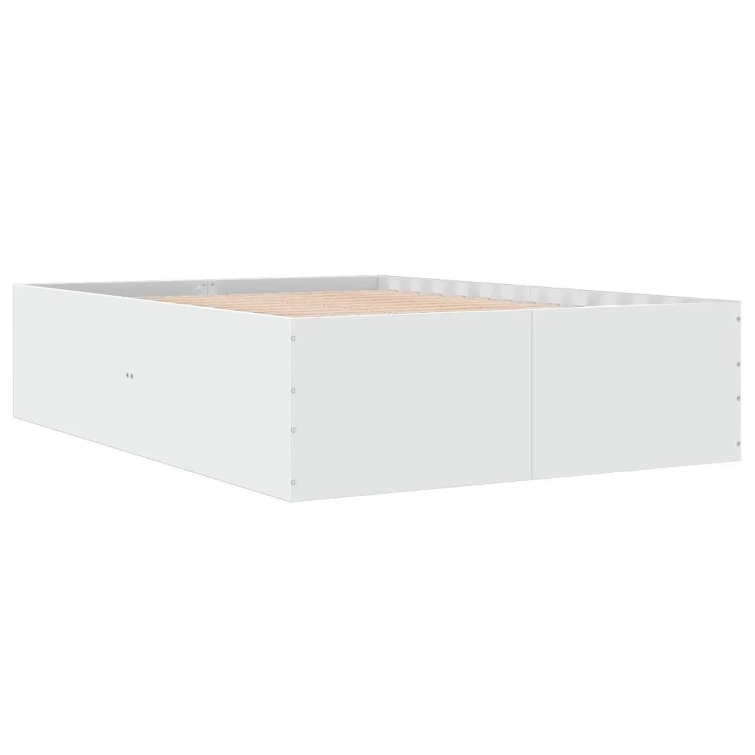 vidaXL Bettgestell Weiß 120x190 cm Holzwerkstoff 3280951 günstig online kaufen