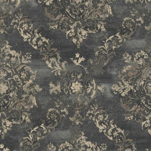 Vliestapete My Home My Spa 387074 mit floralem Muster in Grau und Beige.