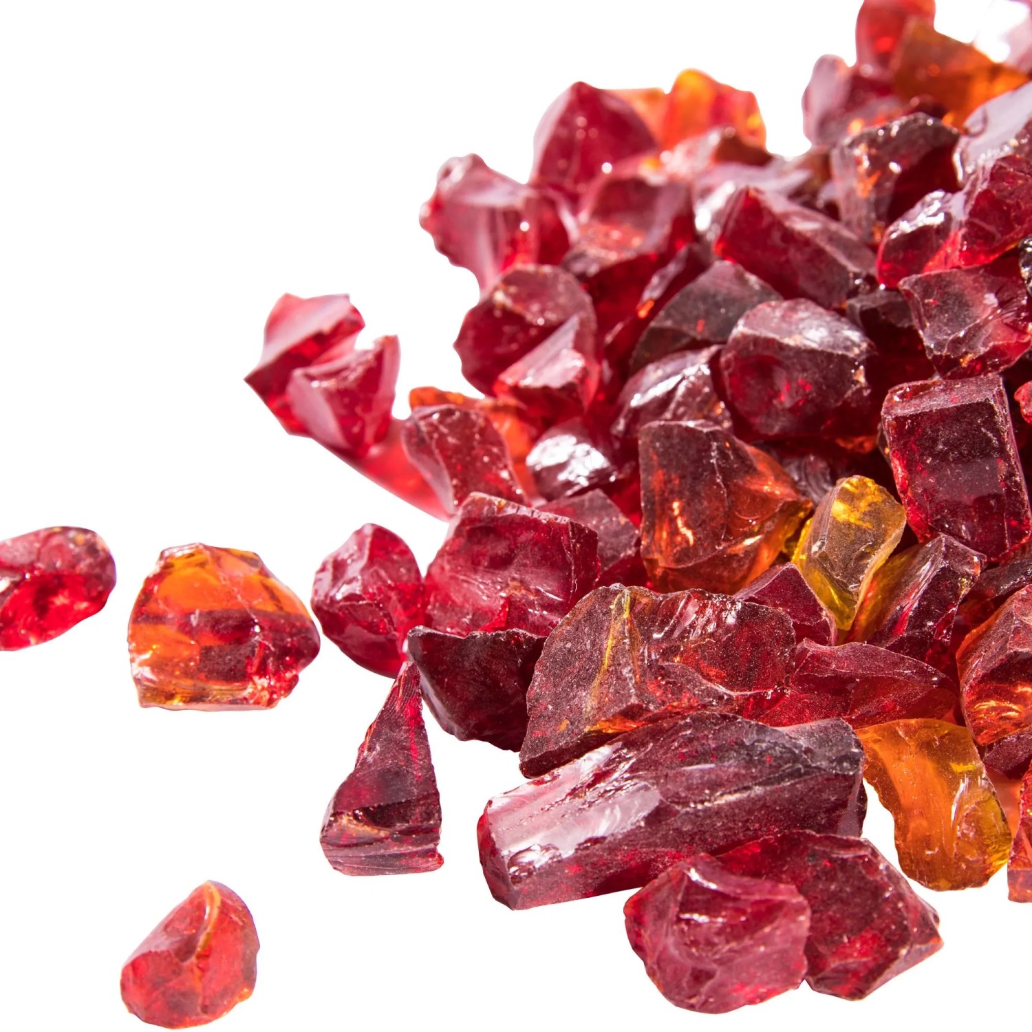 Teamson Home Reflektierendes Feuer Glas für Feuerschalen Rot 4 Kg günstig online kaufen