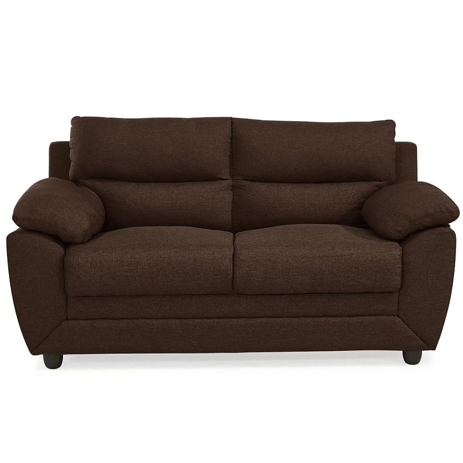 Vente-unique Sofa Ohne Schlafmöglichkeit Manoa Schokoladenbraun 163 cm
