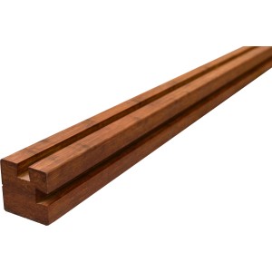 T & J Eckpfosten Elegant-Serie aus Bambus, 7x7x250 cm, für Zaunbau & Sichtschutz.