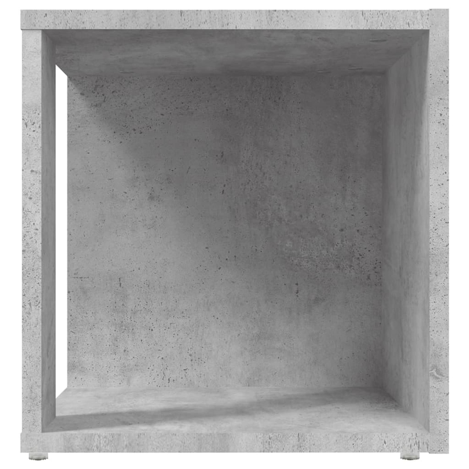 Betongrauer vidaXL Beistelltisch/Eckschrank (33x33x34,5 cm) aus Holzwerkstoff.