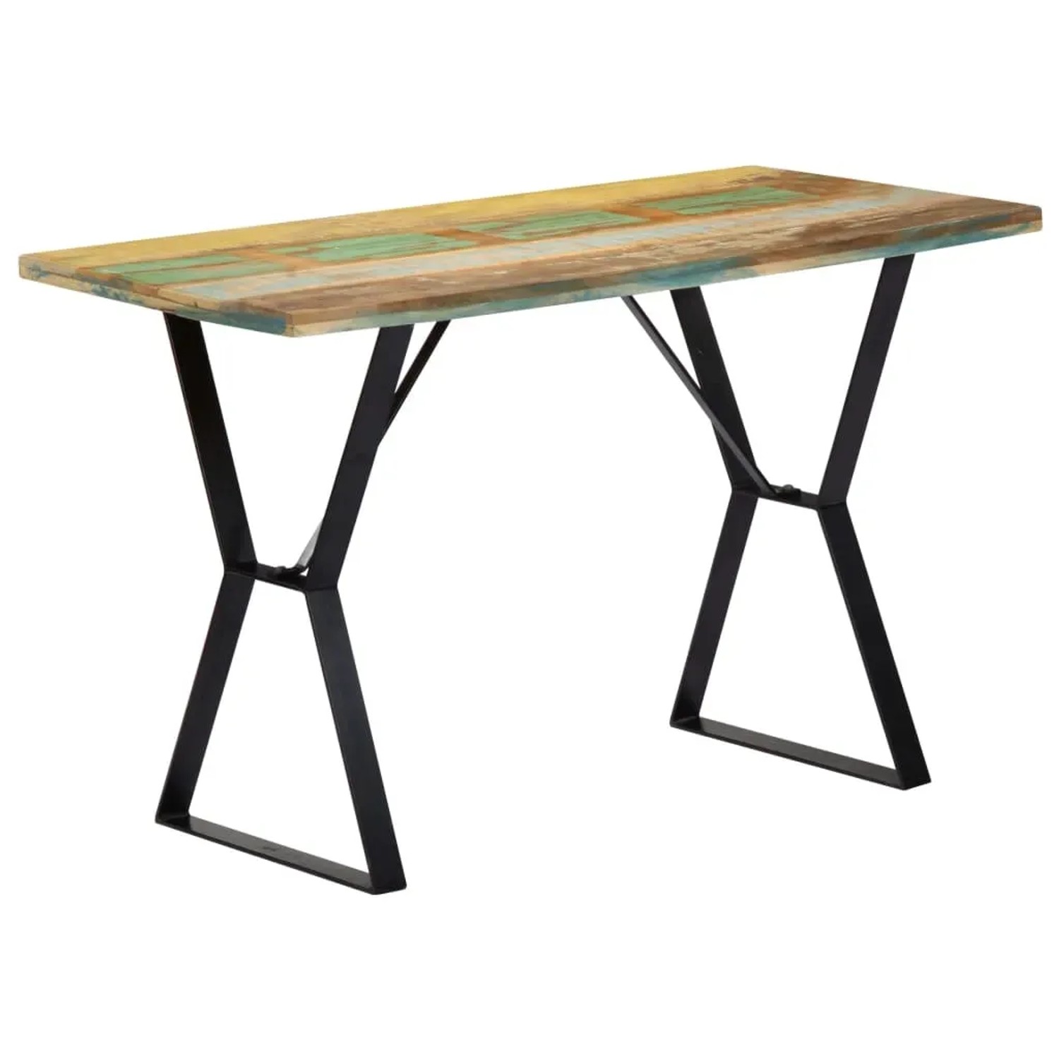 vidaXL Esstisch 120x60x76 cm  Massivholz