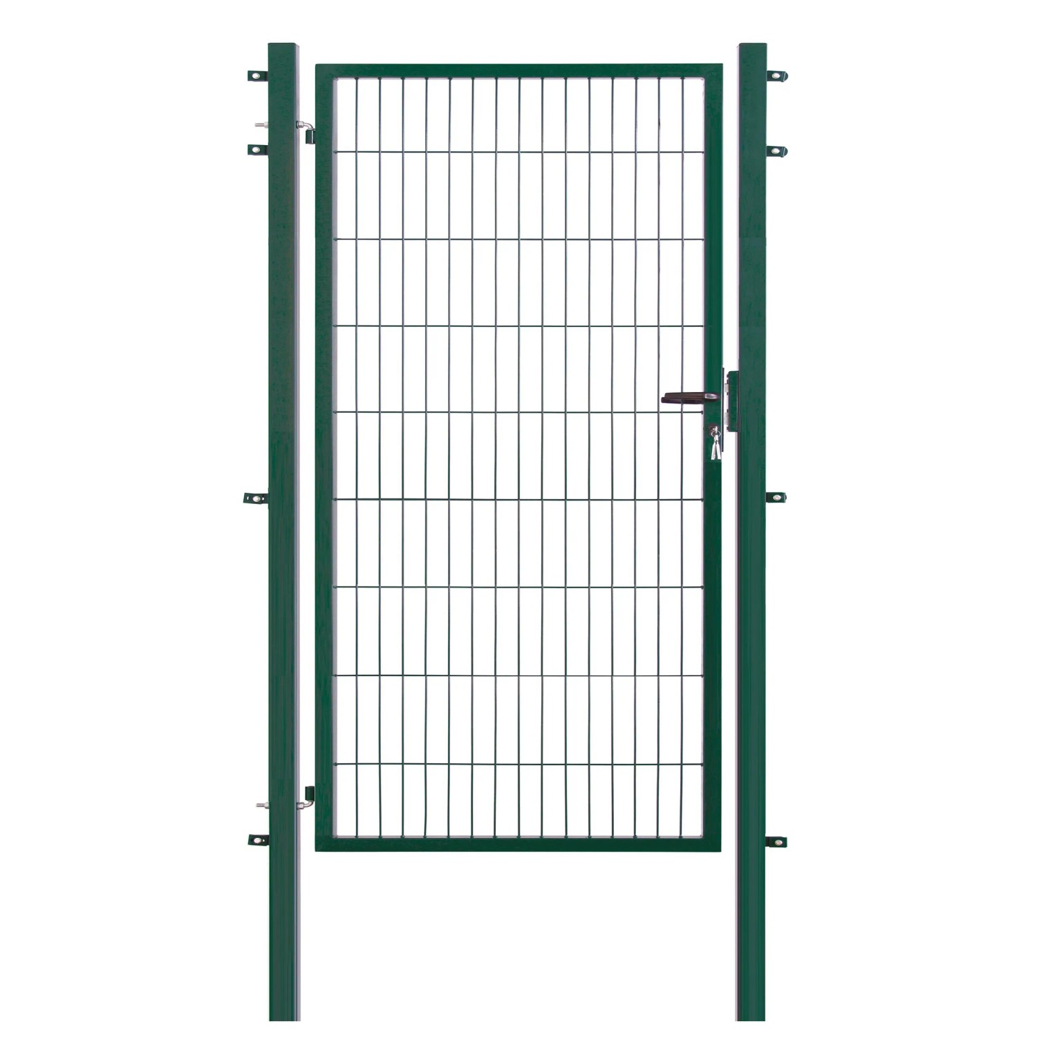 Einzeltor für Doppelstabmattenzaun Grün 180 cm x 100 cm