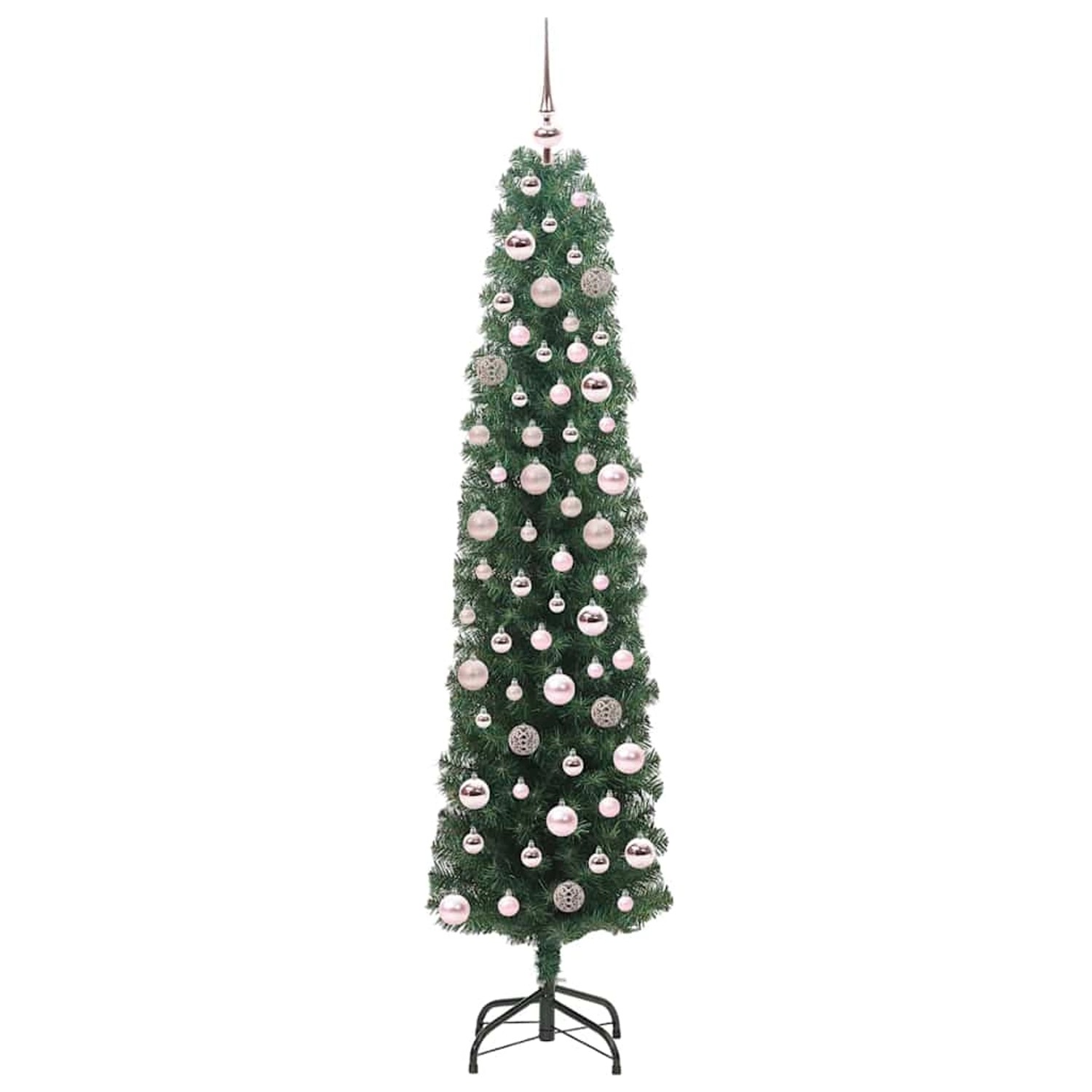 vidaXL Künstlicher Weihnachtsbaum mit 300 LEDs mit Ständer Grün 180 cm 3394945