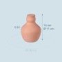 Relaxdays Ollas 3er Set, Terrakotta Bewässerung für Garten & Beet, 14x11cm, 500ml