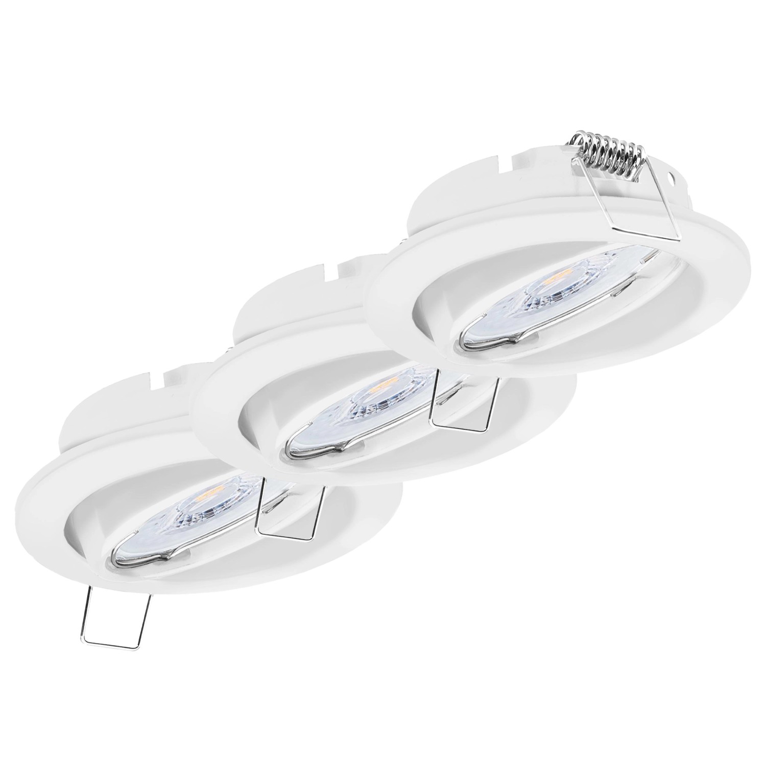 Oktaplex 3er Set Deckenstrahler Dijon inkl. LED Modul 4000K Neutralweiß 380 günstig online kaufen
