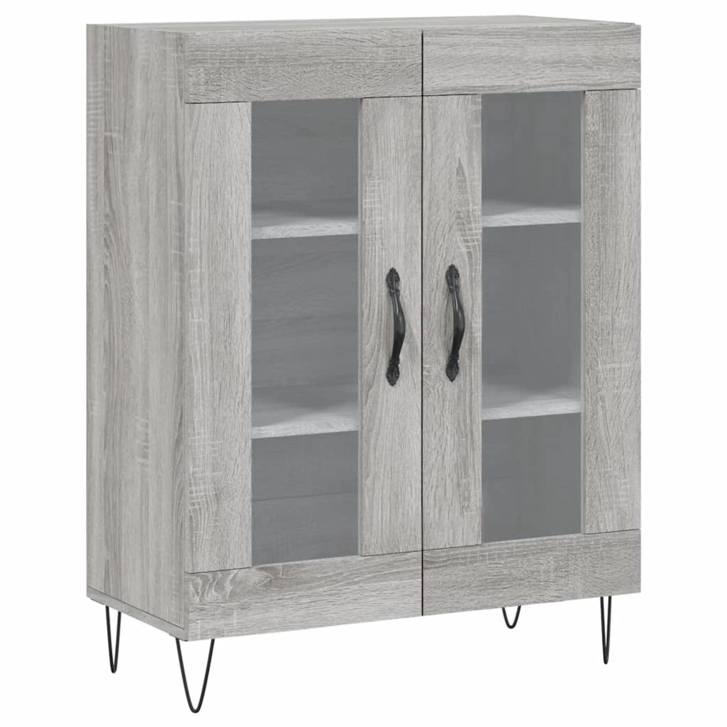 vidaXL Sideboard Grau Sonoma 69,5x34x90 cm Holzwerkstoff 827786 günstig online kaufen