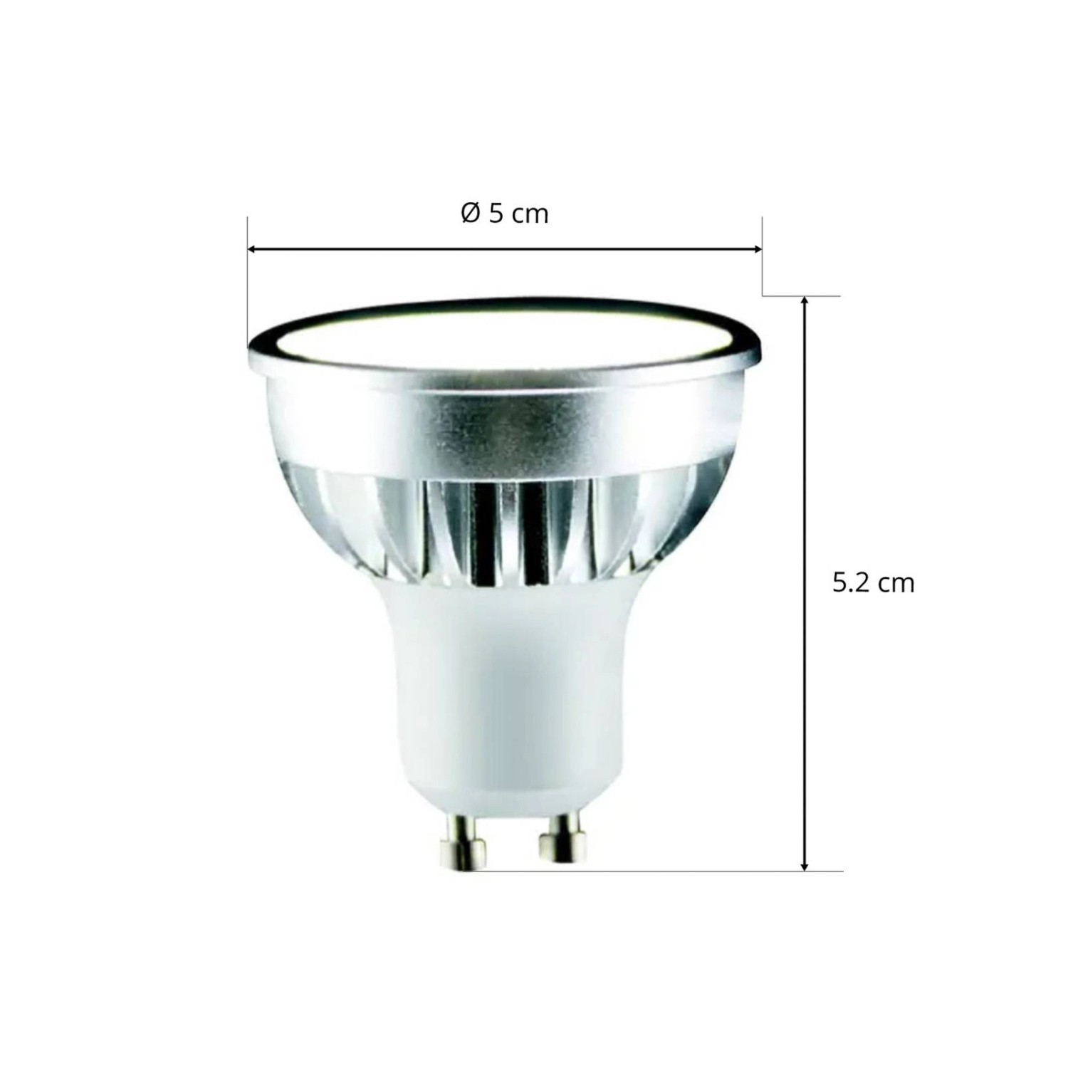 Lindby LED GU10 Lampe Gu10 5W 55° 9639040 GU10_5