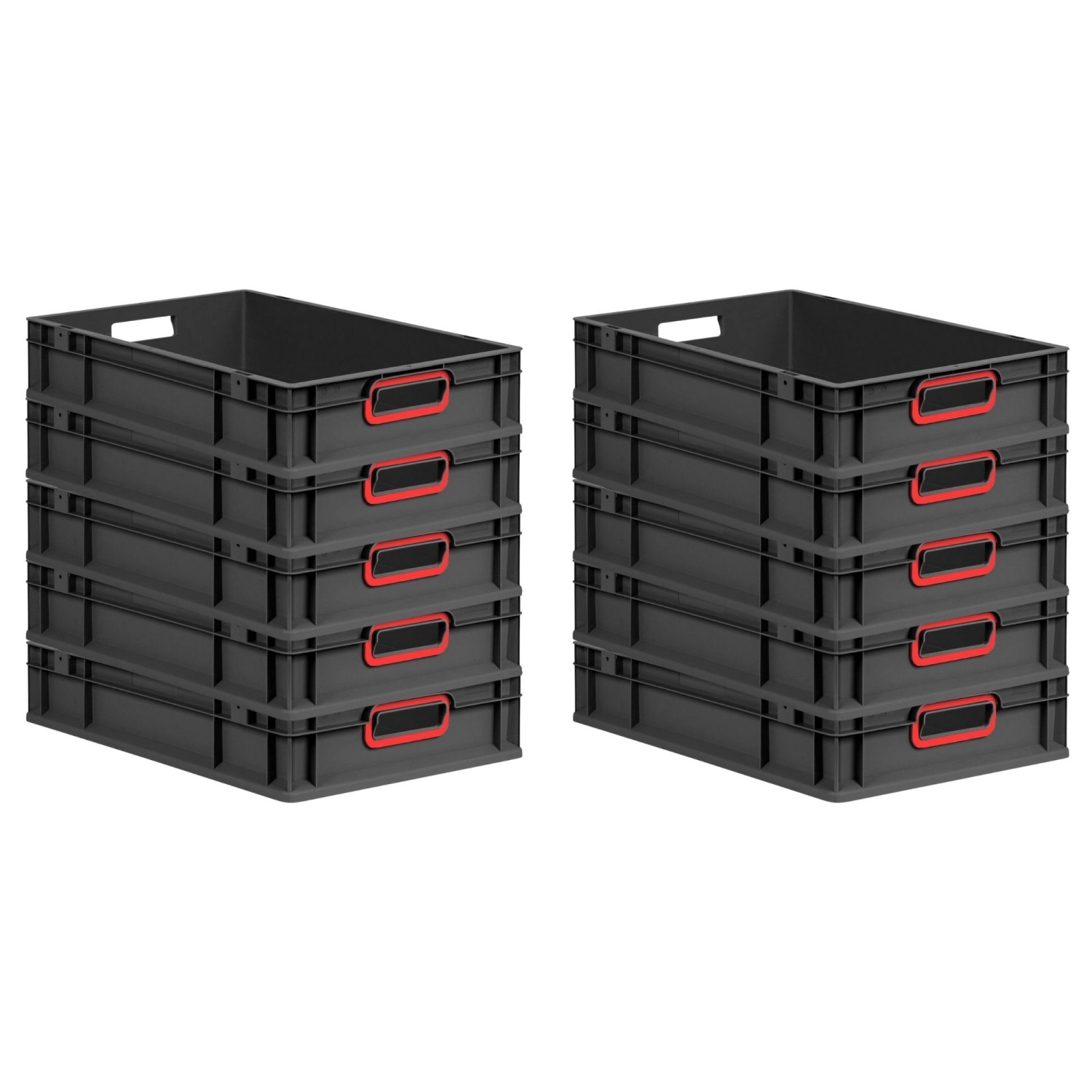 PROREGAL SparSet 10x Eurobox Nextgen Color HxBxT 12x40x60cm 23 Liter Griffe günstig online kaufen