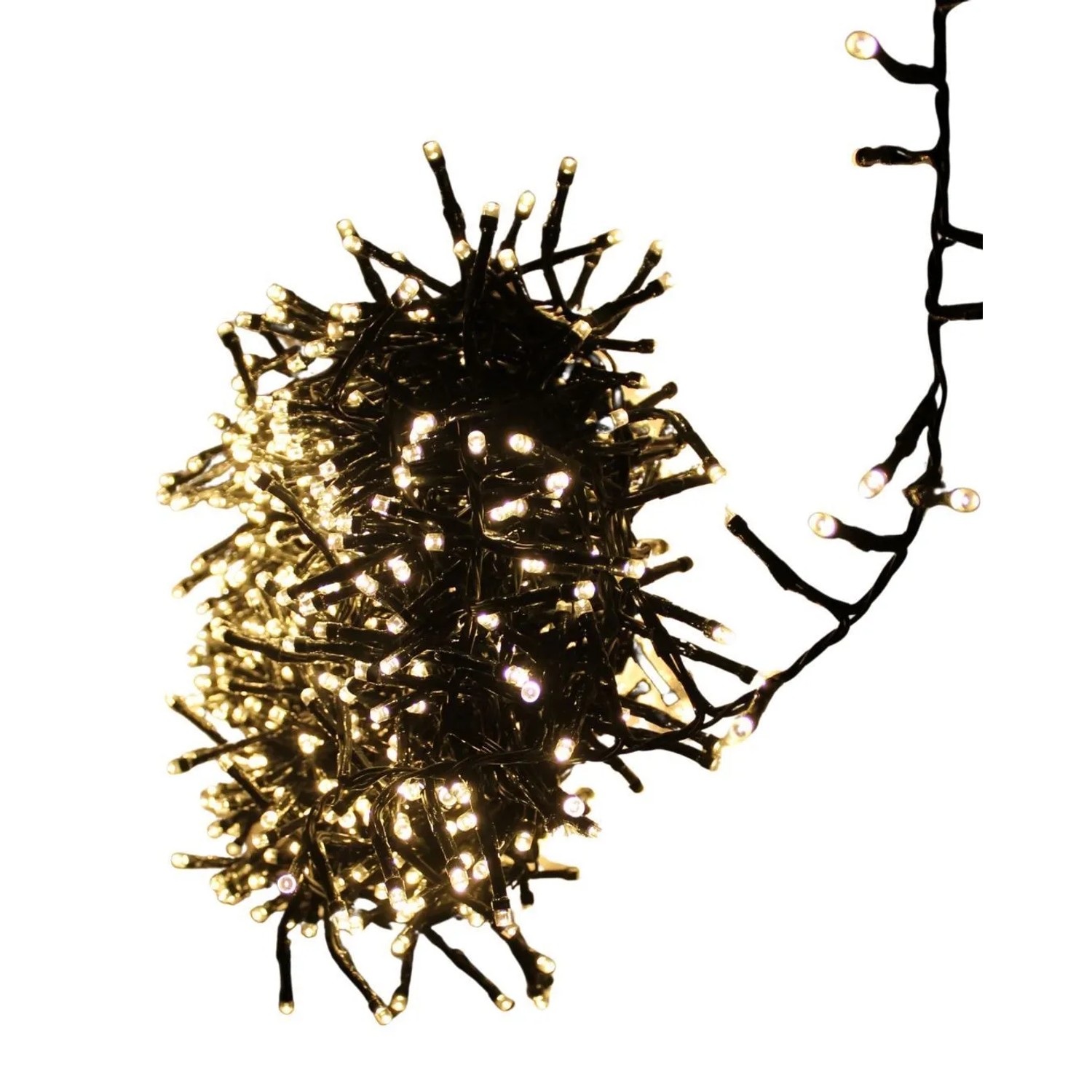 Lex 400er Cluster LED Lichterkette Außen & Innen 8 Lichteffekte Deko IP44 W günstig online kaufen