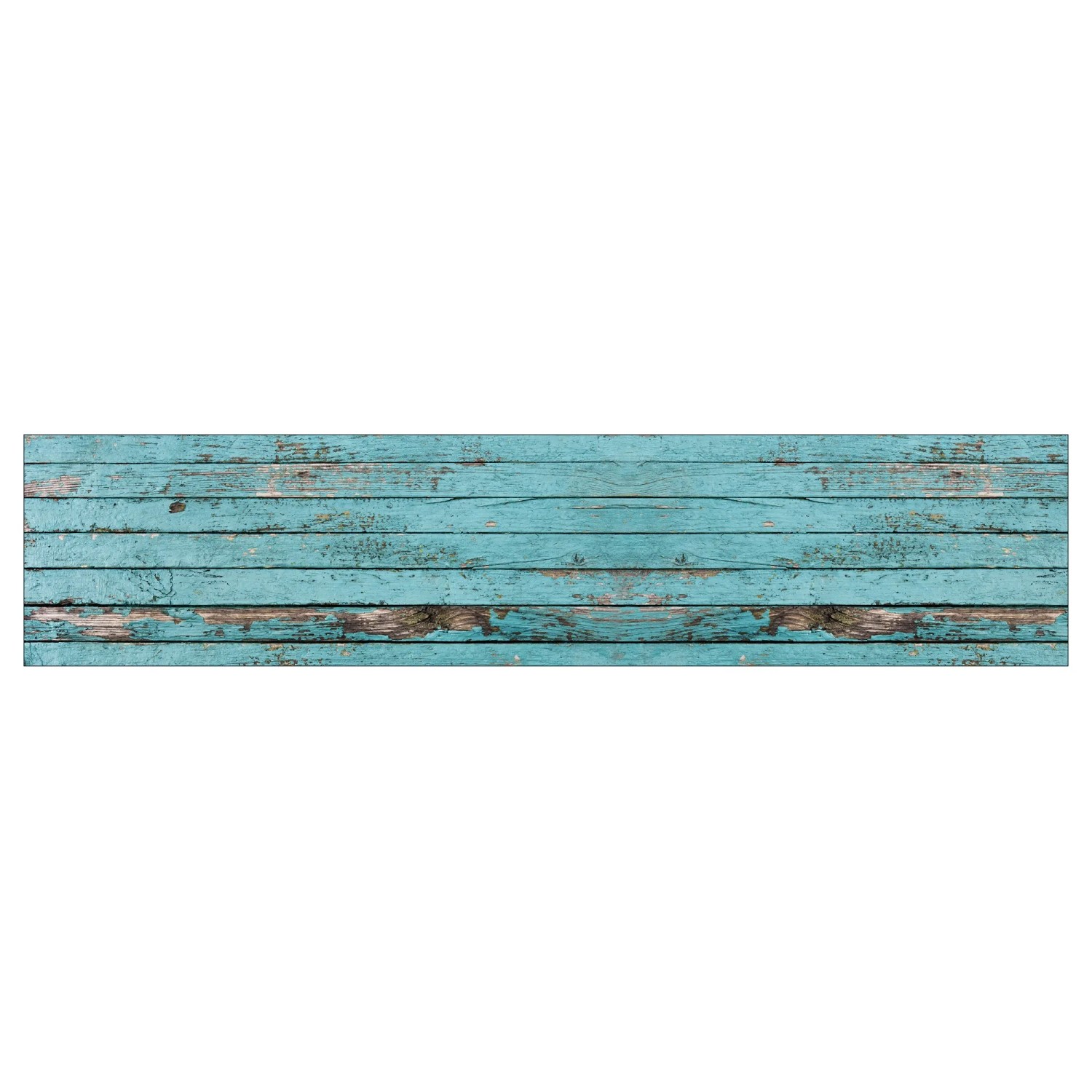 MySpotti Küchenrückwand Profix Cucina Ernest Holz 270 x 60 cm Cyan