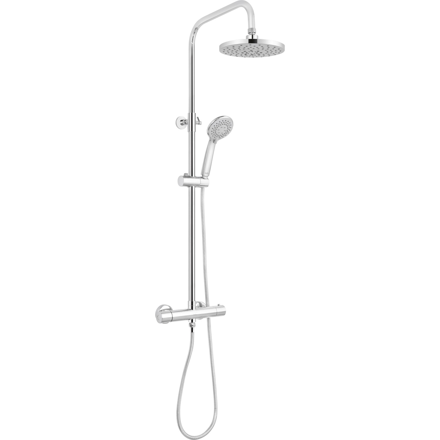 baliv Überkopfbrause-Set KBS-20.460 Verchromt Thermostat-Duscharmatur