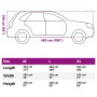 Größenangaben für vidaXL Autoabdeckung SUV, Größe L: 482x195x148cm.
