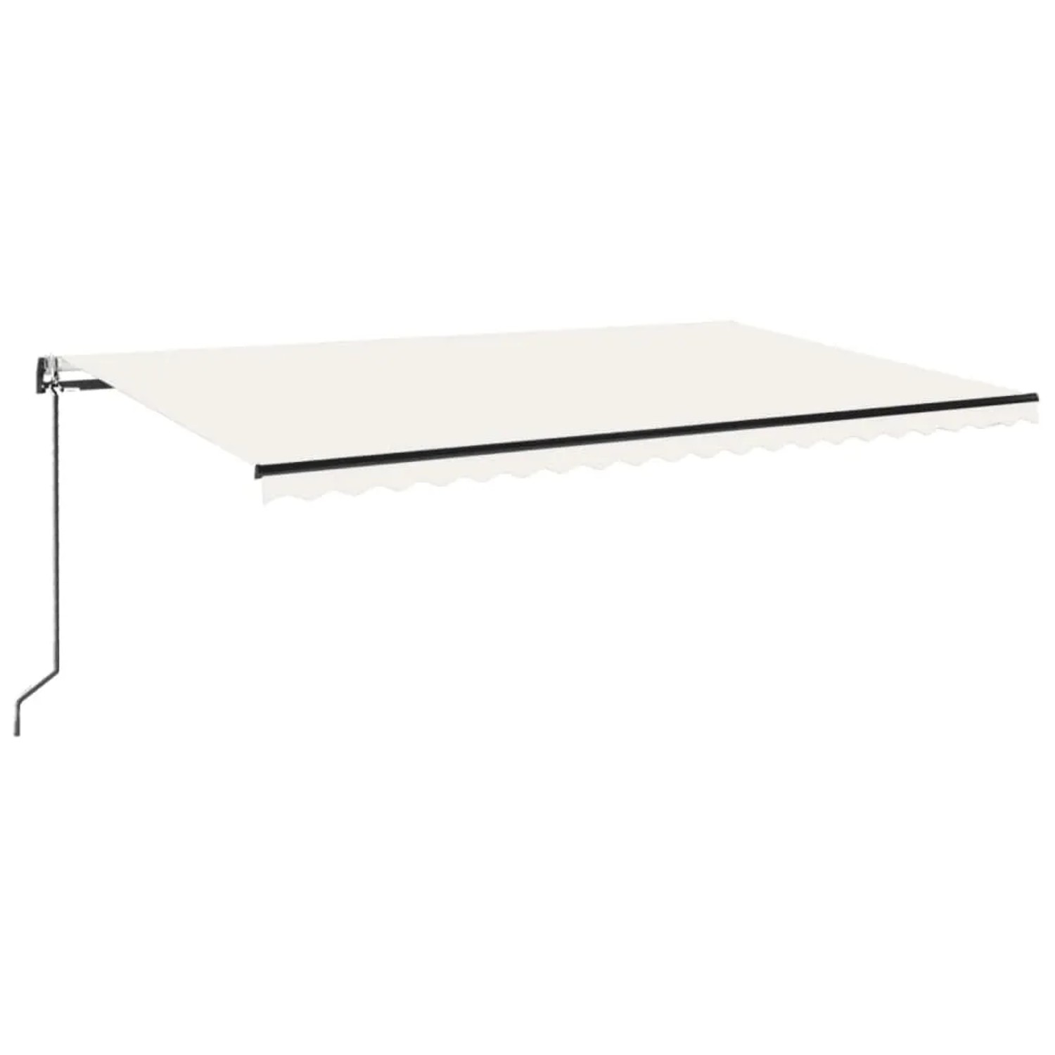furnicato Markise Automatisch Einziehbar 500x300 cm Creme günstig online kaufen