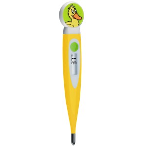 Digitales Fieberthermometer für Kinder mit Enten-Motiv in Gelb von DieMaus.