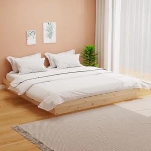 vidaXL Massivholzbett ohne Matratze 160x200 cm 819917