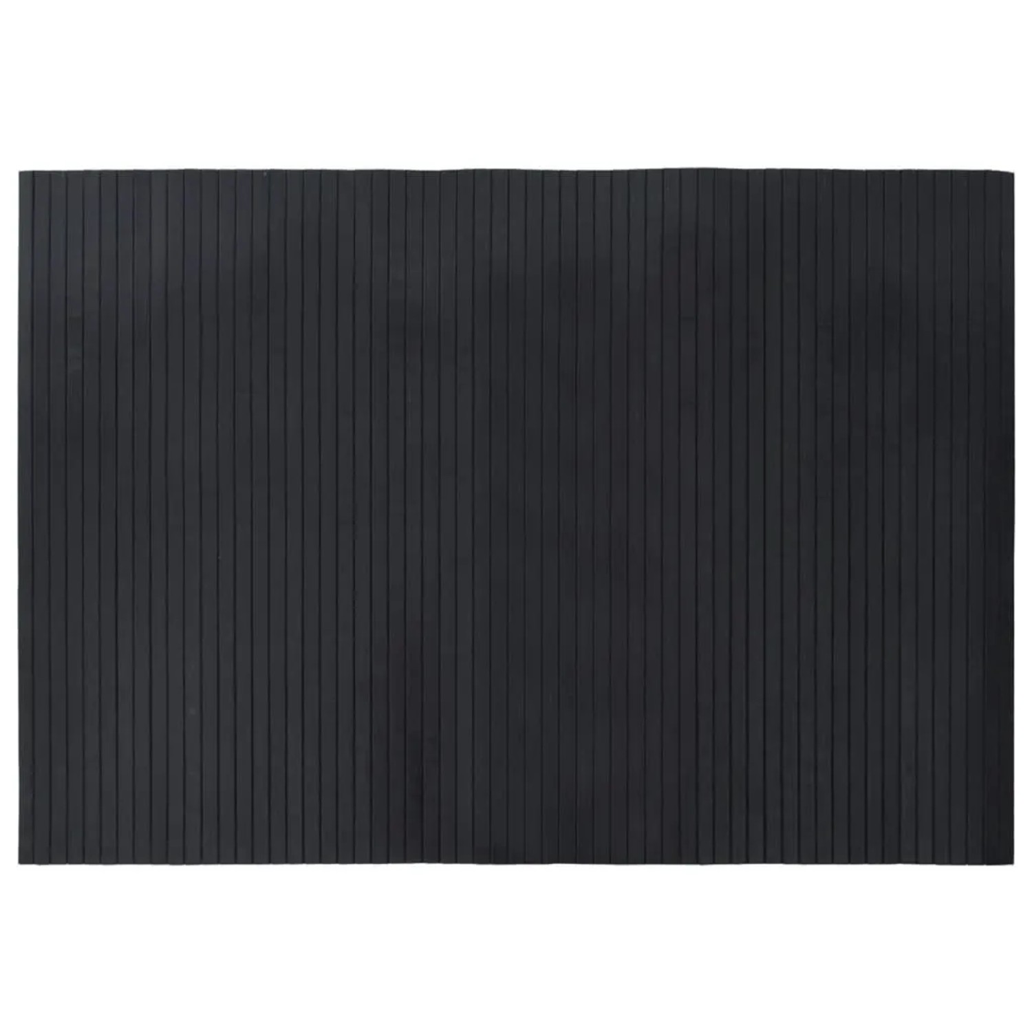 vidaXL Teppich Rechteckig Schwarz 70x100 cm Bambus 376738 günstig online kaufen