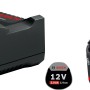 Bosch Professional Akku-Starterset mit 2 Akkus (12V, 3Ah) und Ladegerät.