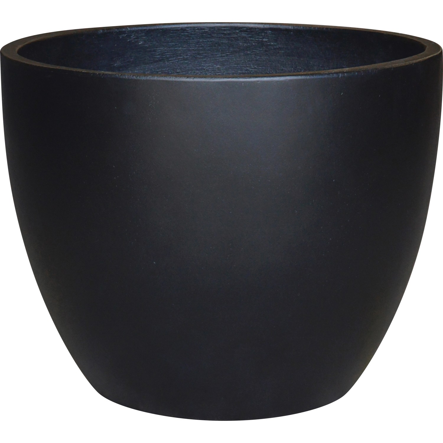 Übertopf Leichtzement Matt Anthrazit 45 cm x 45 cm x 36 cm günstig online kaufen