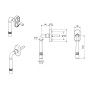 SOTECH Fenstergriff FREJA Messing Poliert mit Befestigungsmaterial_4