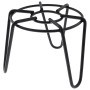 Schwarzer Wagner Pflanzenständer GH 0515 Hairpin Style aus Stahl, Ø 14,5 cm.