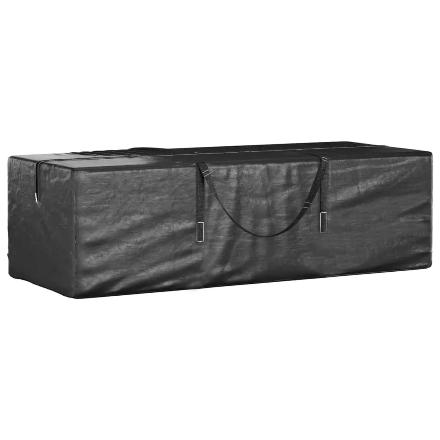 vidaXL Weihnachtsbaumtasche Schwarz 135x40x55 cm Polyethylen 3195591