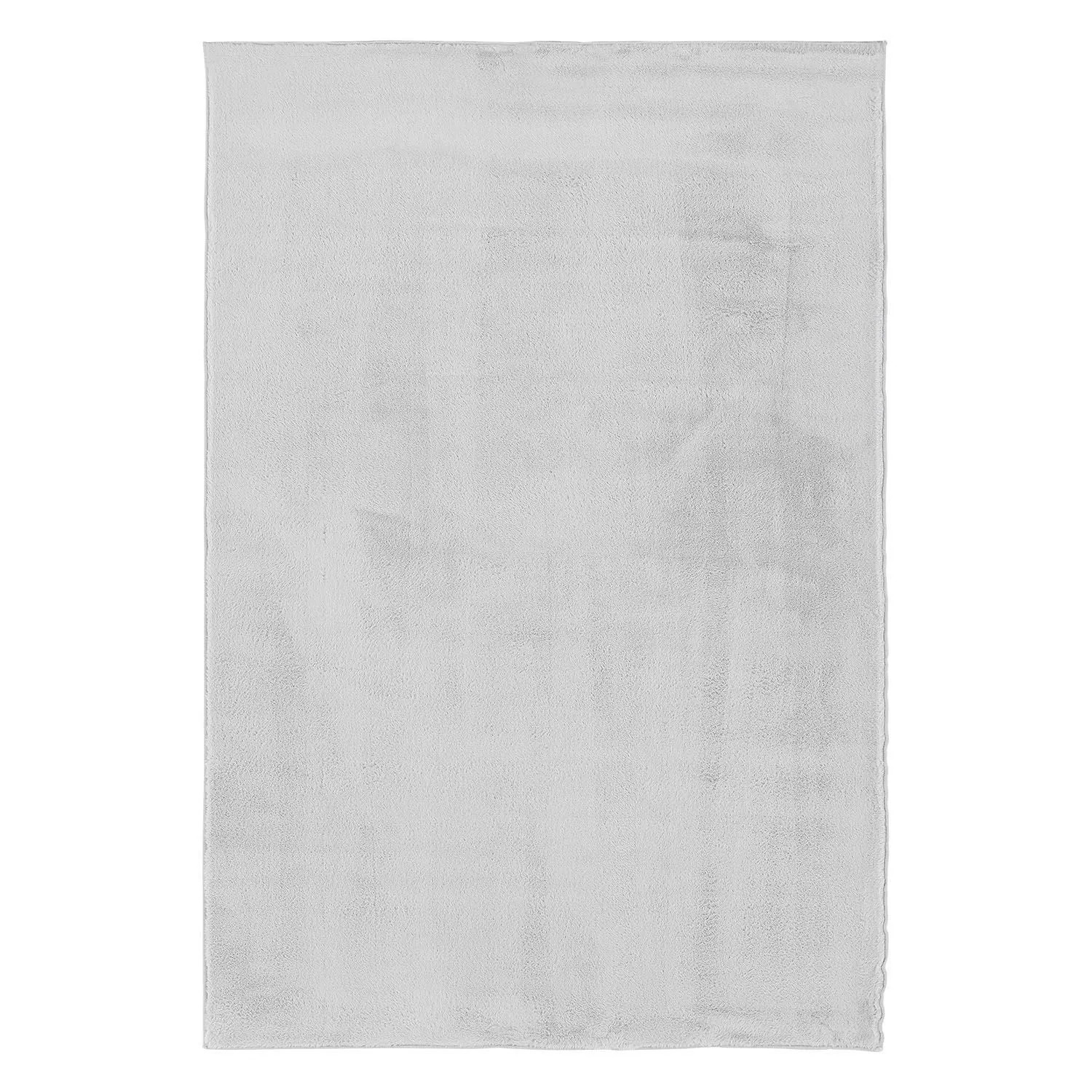 Homestyle4u Teppich Kurzflor 160x230 Cm Grau Schlafzimmer Wohnzimmer 3022